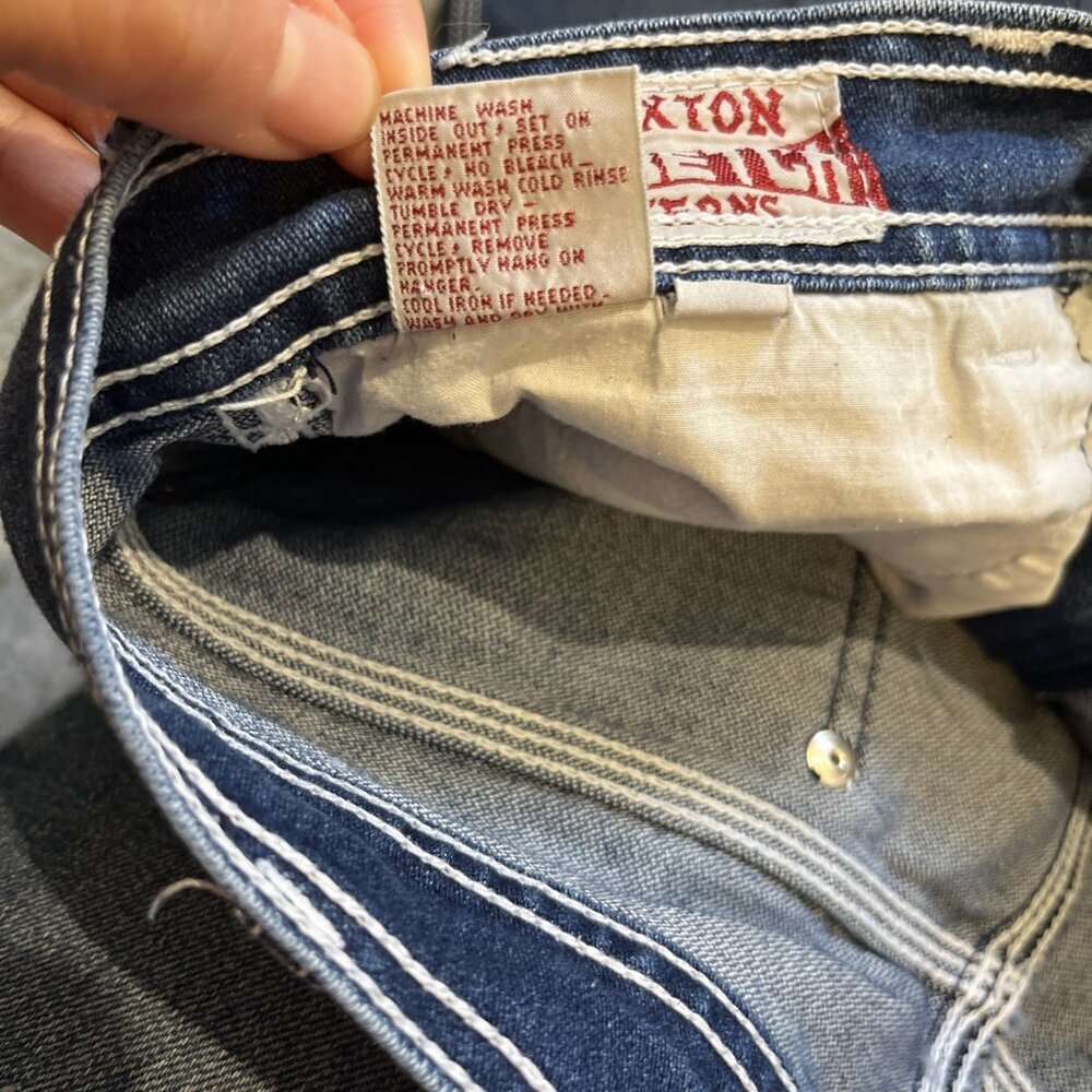 VTG‎ Braxton Stretch Jeans Women’s Size 14 Blue Dark Washed High Rise Retro 80’s - Picture 4 of 12